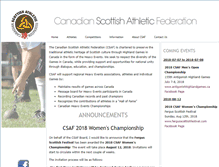 Tablet Screenshot of csaf.ca